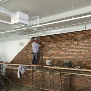 briquetage mur interieur